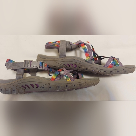 Pre-Loved Women's Skechers Reggae Islander Sandals Size 8 - Picture 8 of 9